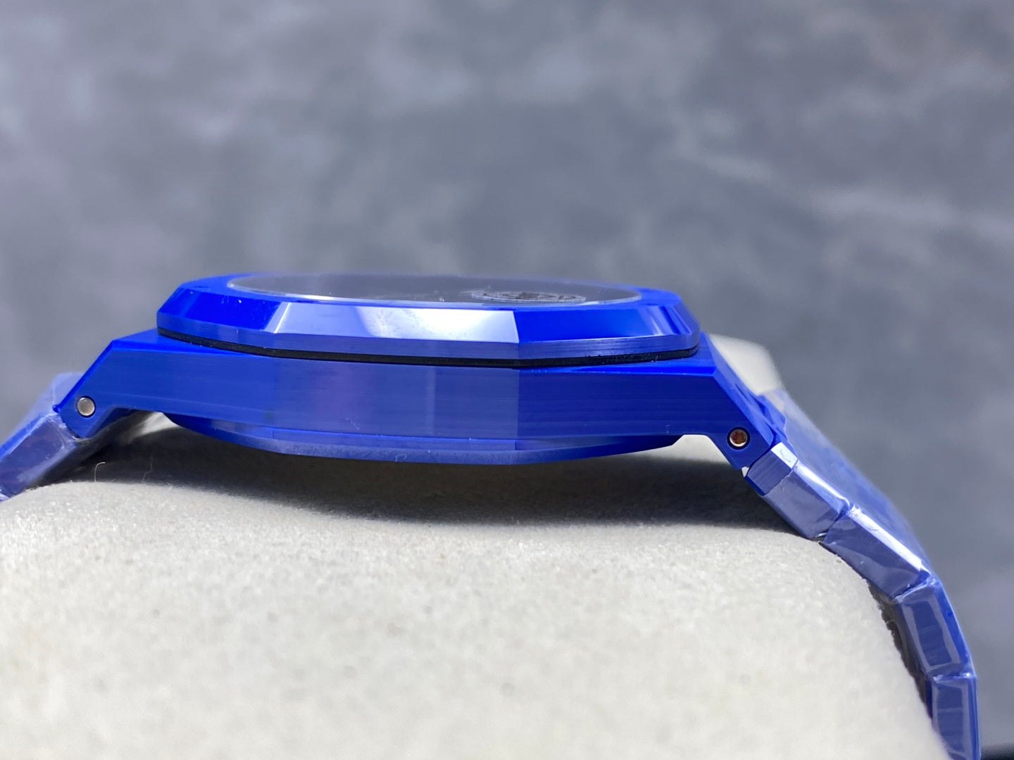 Royal Oak 15500 Blue Ceramic APSF 1:1 Best Edition Blue Dial on Blue Ceramic Bracelet SA4302 Super Clone