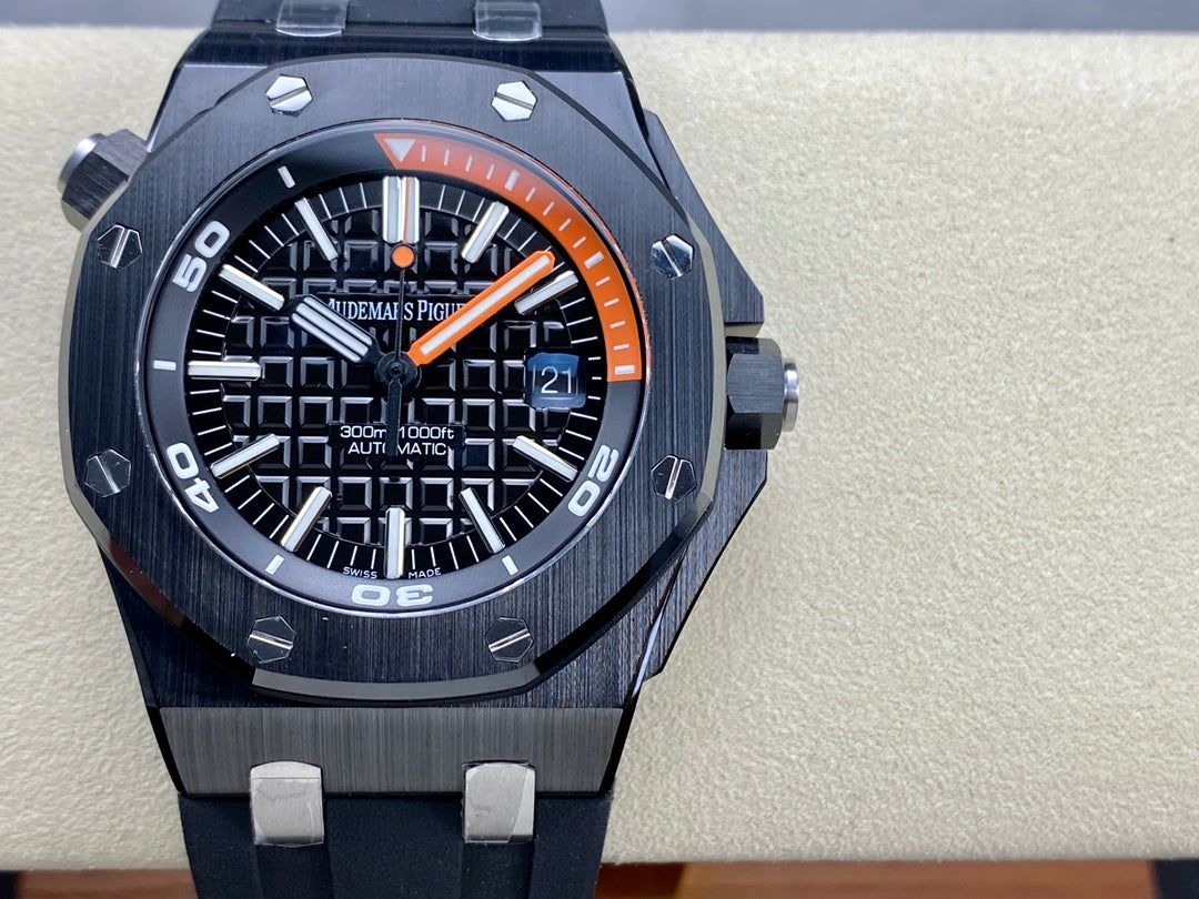 Royal Oak Offshore Diver 15707 Black Ceramic APSF 1:1 Best Edition SA3120 Super Clone