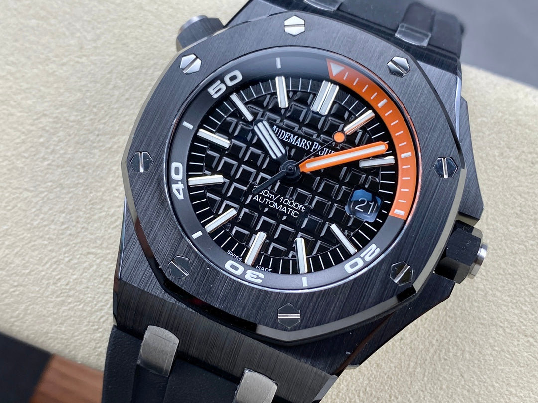 Royal Oak Offshore Diver 15707 Black Ceramic APSF 1:1 Best Edition SA3120 Super Clone