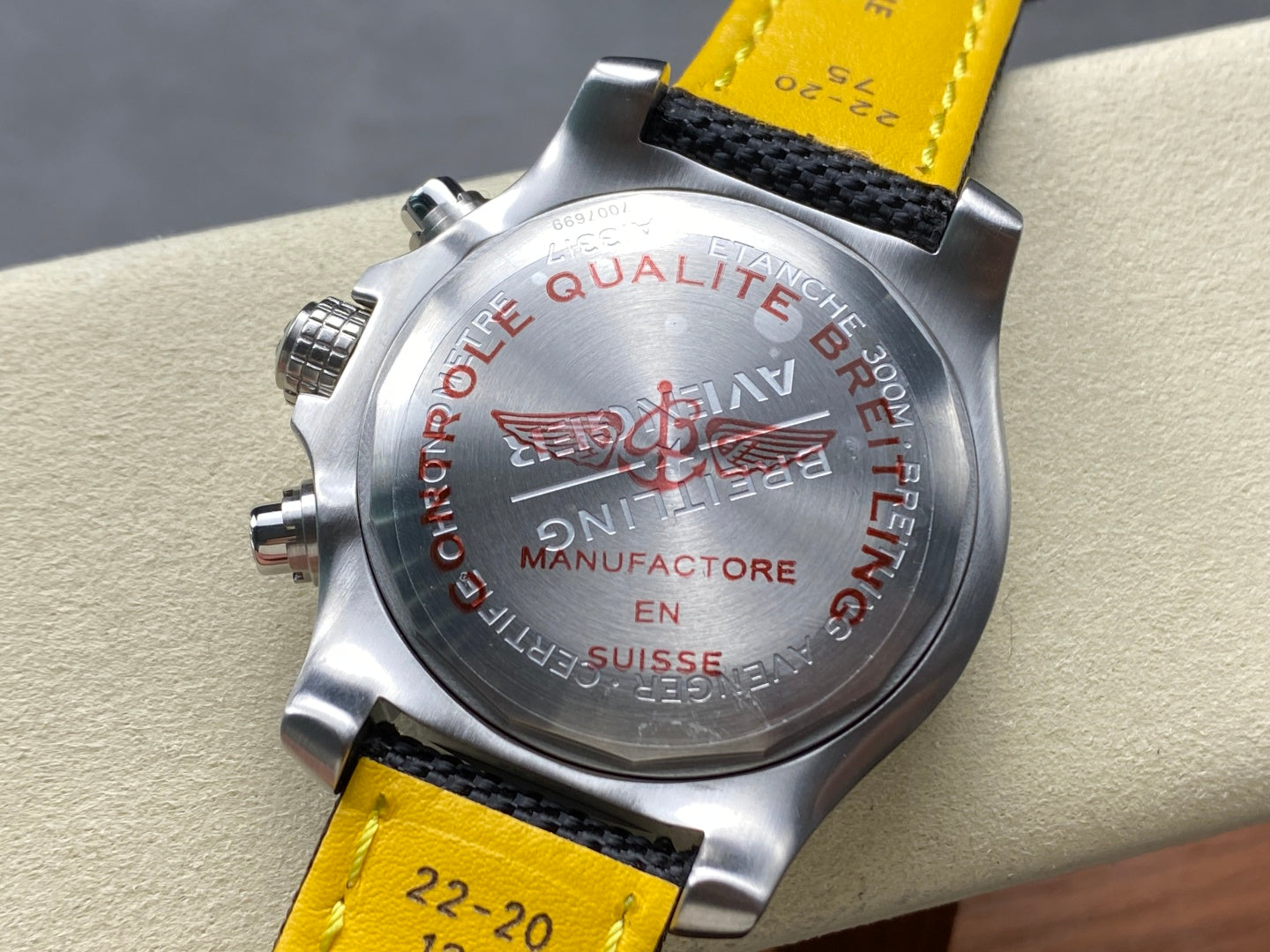 Avenger Chrono SS TF 1:1 Best Edition Black Dial on Black Nylon Strap A7750 V2