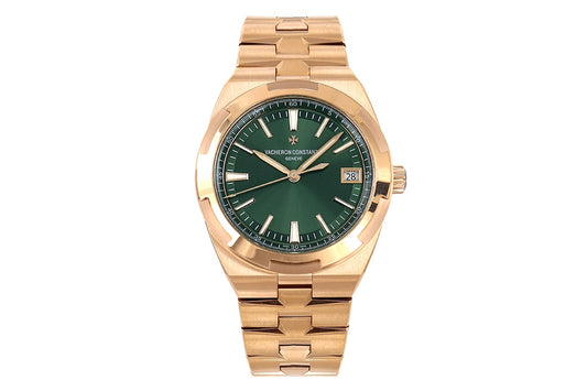 Overseas 4520V RG V2 ZF 1:1 Best Edition Green Dial On RG Bracelet Super Clone A5100