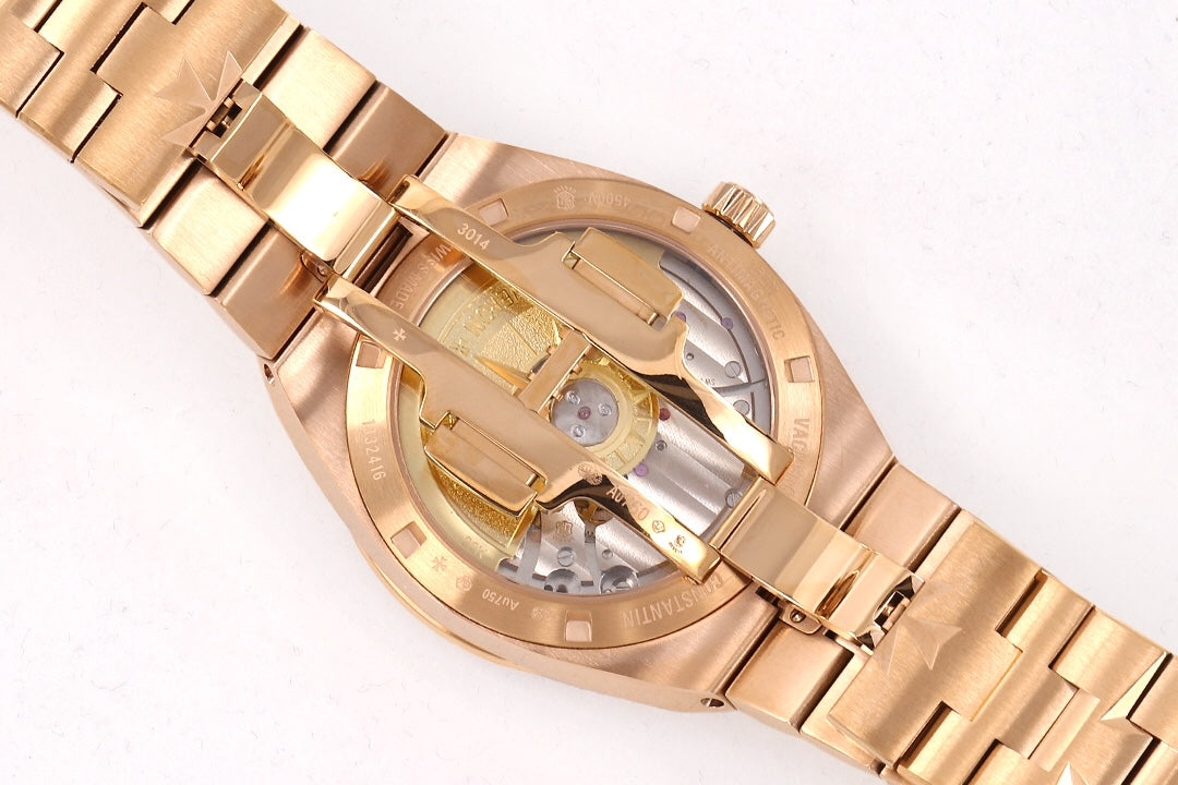 Overseas 4520V RG V2 ZF 1:1 Best Edition Green Dial On RG Bracelet Super Clone A5100