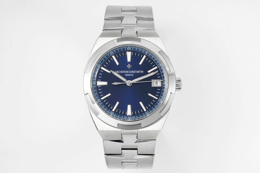 Overseas 4500V SS ZF 1:1 Best Edition Blue Dial On SS Bracelet Asian Super Clone 5100 V2