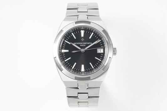 Overseas 4500V SS ZF 1:1 Best Edition Black Dial On SS Bracelet Asian Super Clone 5100 V2