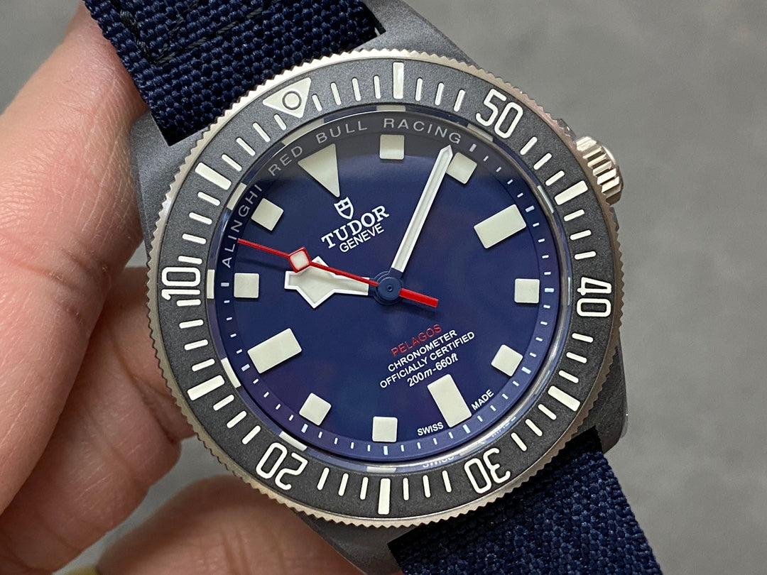 Pelagos FXD m25707kn M+F 1:1 Best Edition Blue Dial on Nylon Strap 8N24
