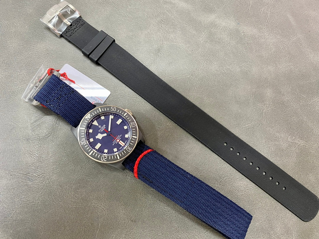 Pelagos FXD m25707kn M+F 1:1 Best Edition Blue Dial on Nylon Strap 8N24