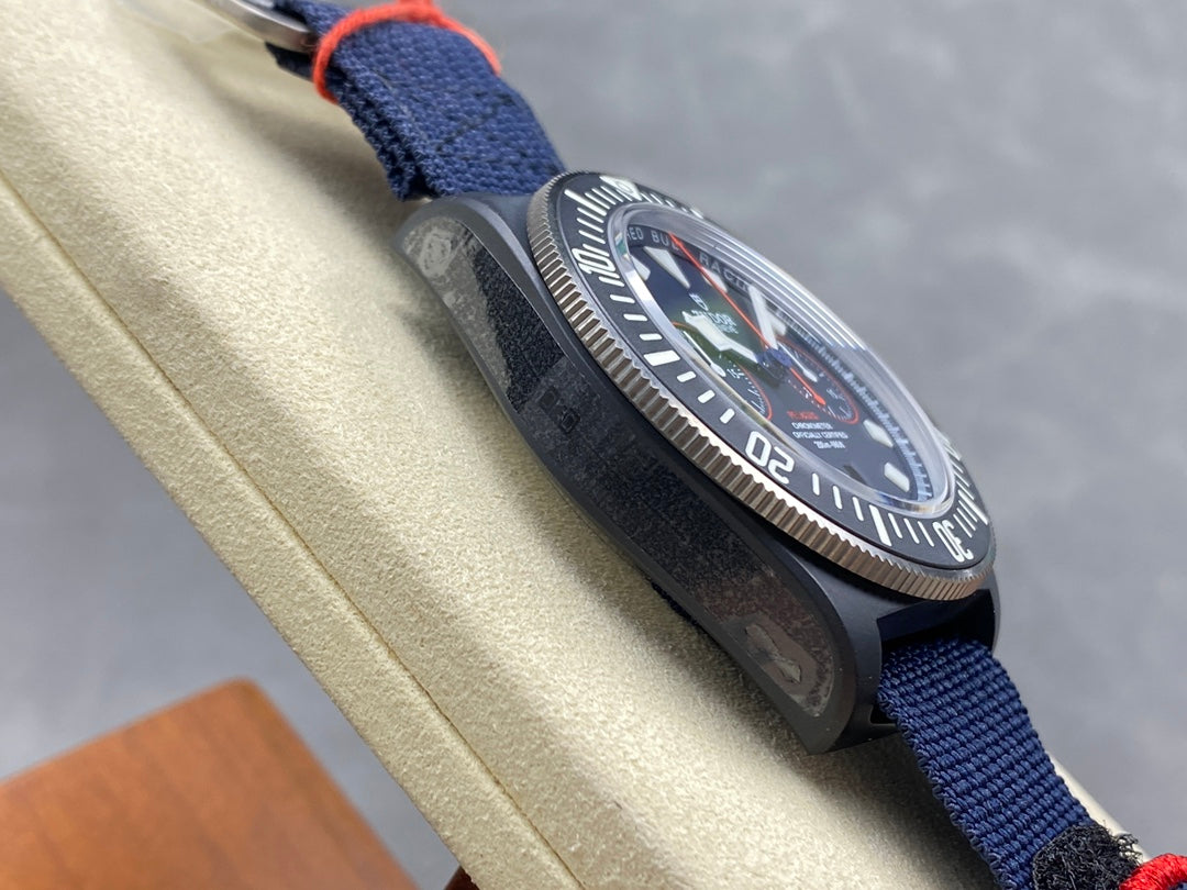 Pelagos FXD Chrono m25807kn M+F 1:1 Best Edition on Blue Nylon Strap A7750