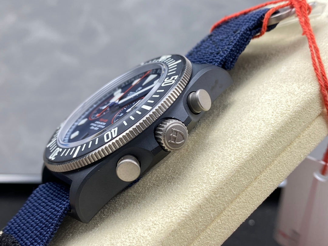 Pelagos FXD Chrono m25807kn M+F 1:1 Best Edition on Blue Nylon Strap A7750