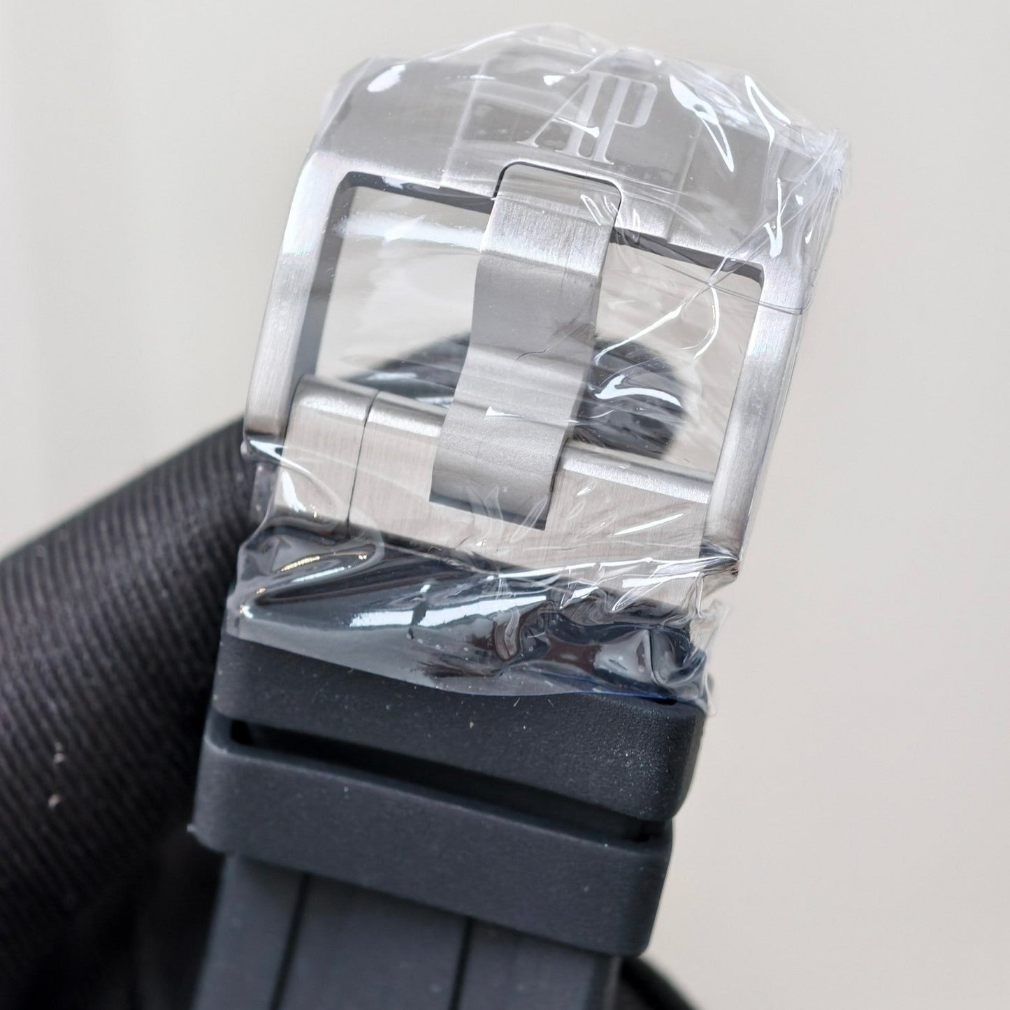 Royal Oak Offshore 26420 SS APSF 1:1 Best Edition Blue/Silver Dial on Black Rubber Strap SA4401 Super Clone