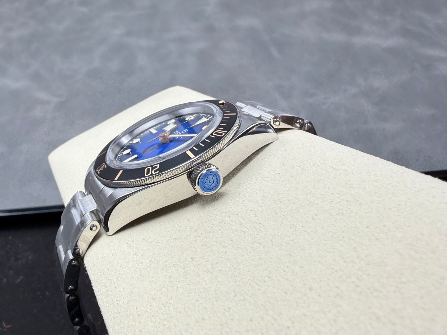 Black Bay Fifty Eight Inter Milan's SS ZF 1:1 Best Edition Blue Dial on SS Bracelet A2824