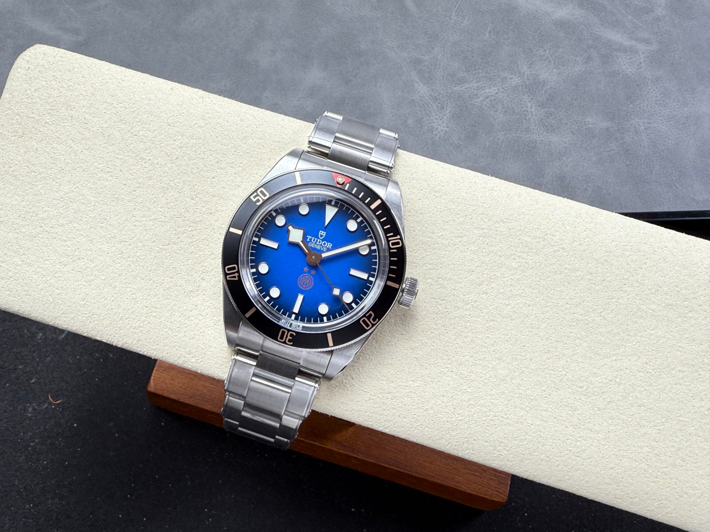 Black Bay Fifty Eight Inter Milan's SS ZF 1:1 Best Edition Blue Dial on SS Bracelet A2824