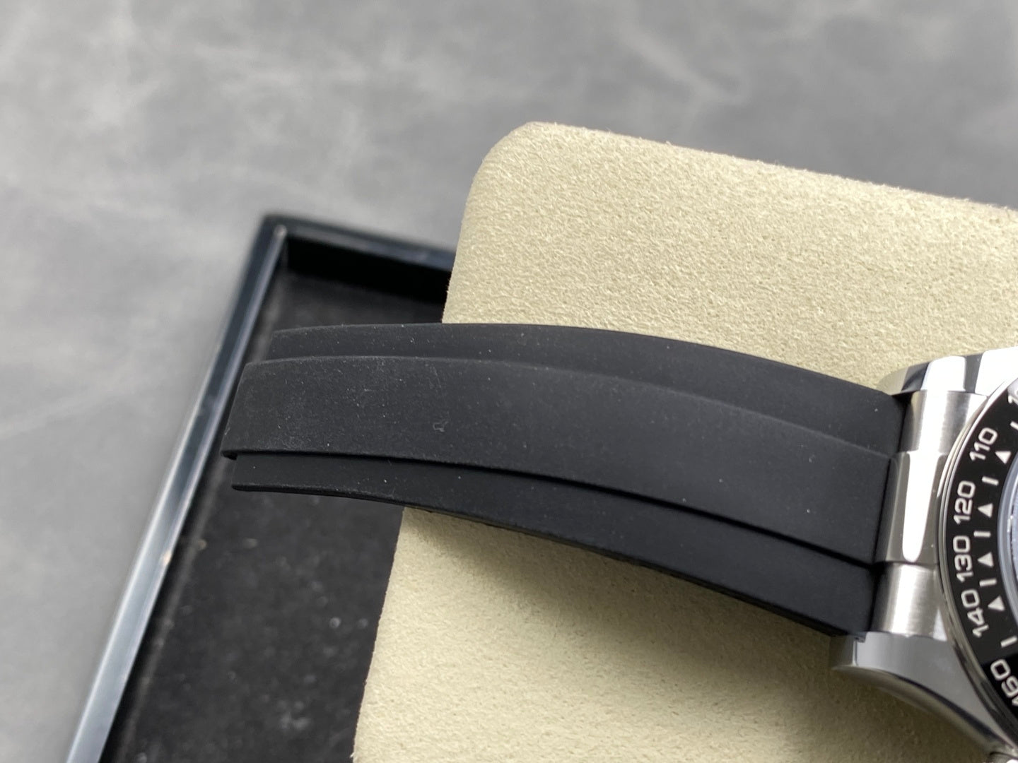 Daytona 126519 ARF 1:1 Best Edition Black/Silver Diamonds Dial on Oysterflex Strap DD4131 (Weighted)