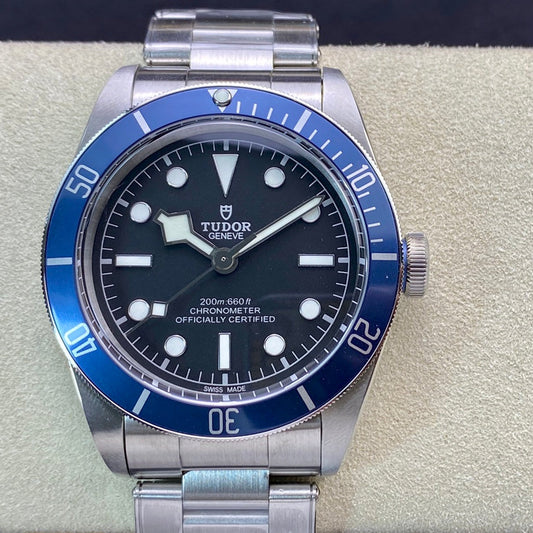 Heritage Black Bay Blue Bezel ZF 1:1 Best Edition on SS Bracelet A2824 V5