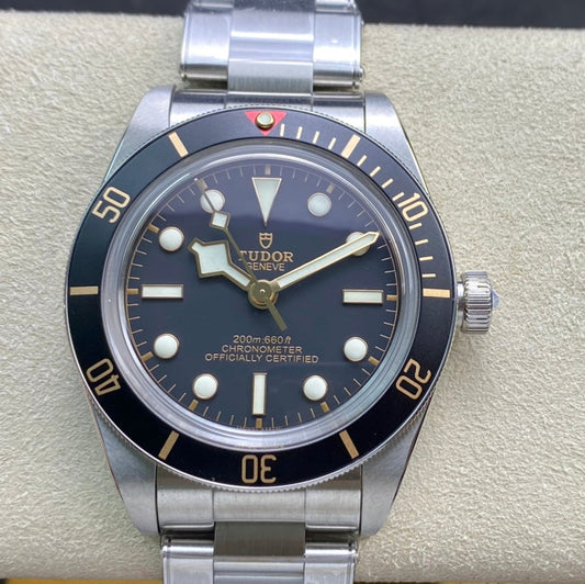 Black Bay Fifty Eight 39mm SS ZF 1:1 Best Edition Black Dial on SS Bracelet A2824 V5
