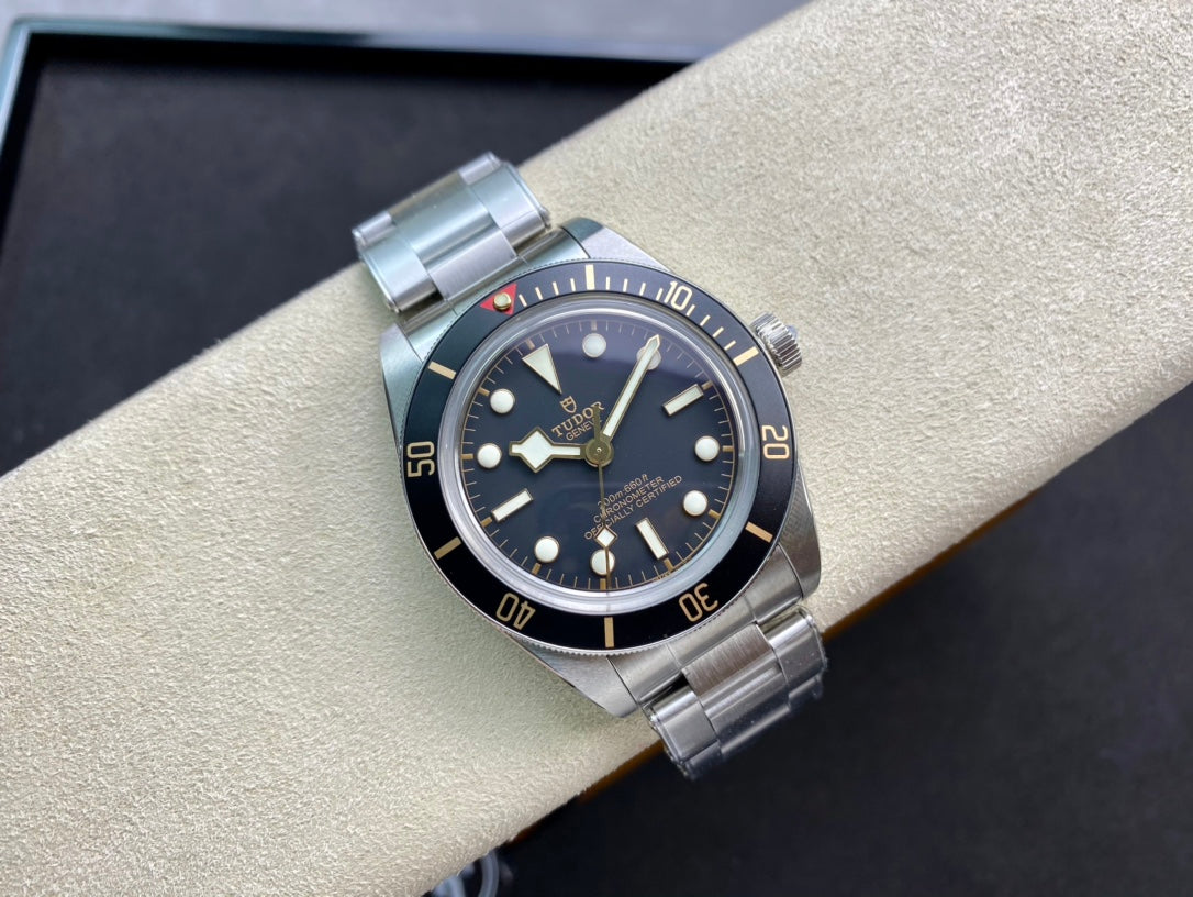 Black Bay Fifty Eight 39mm SS ZF 1:1 Best Edition Black Dial on SS Bracelet A2824 V5