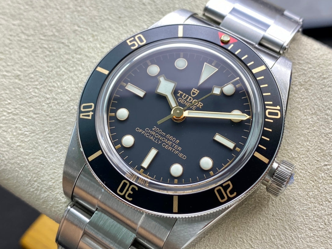 Black Bay Fifty Eight 39mm SS ZF 1:1 Best Edition Black Dial on SS Bracelet A2824 V5