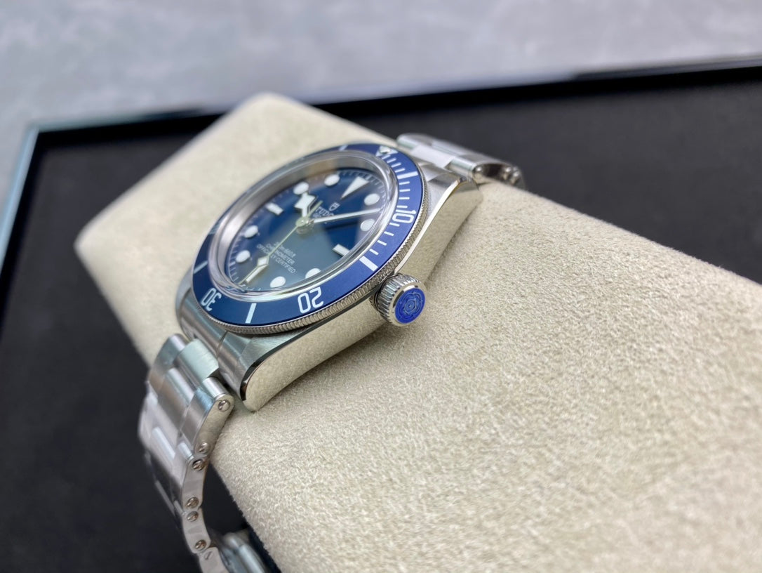 Black Bay Fifty Eight 39mm SS ZF 1:1 Best Edition Blue Dial on SS Bracelet A2824 V5