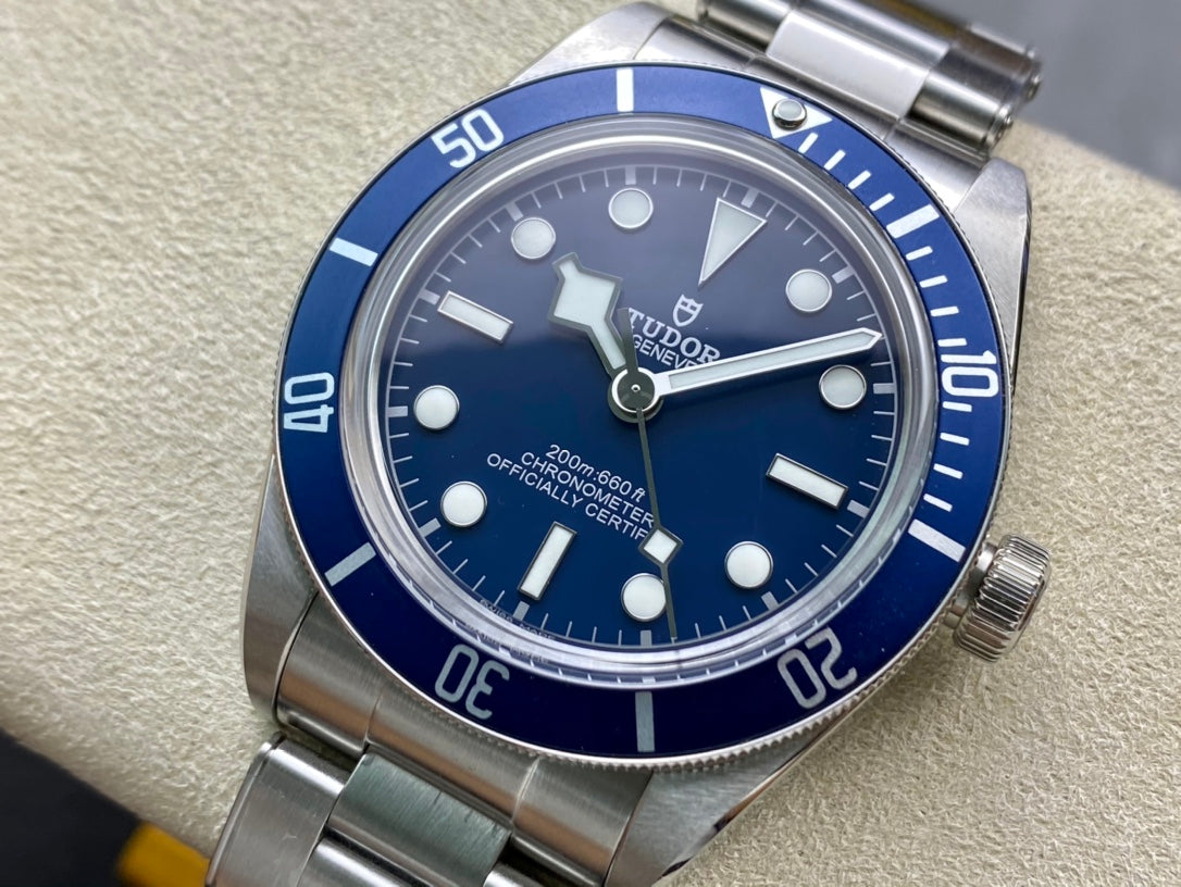 Black Bay Fifty Eight 39mm SS ZF 1:1 Best Edition Blue Dial on SS Bracelet A2824 V5