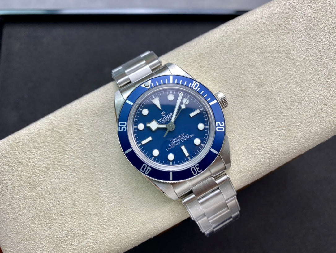 Black Bay Fifty Eight 39mm SS ZF 1:1 Best Edition Blue Dial on SS Bracelet A2824 V5