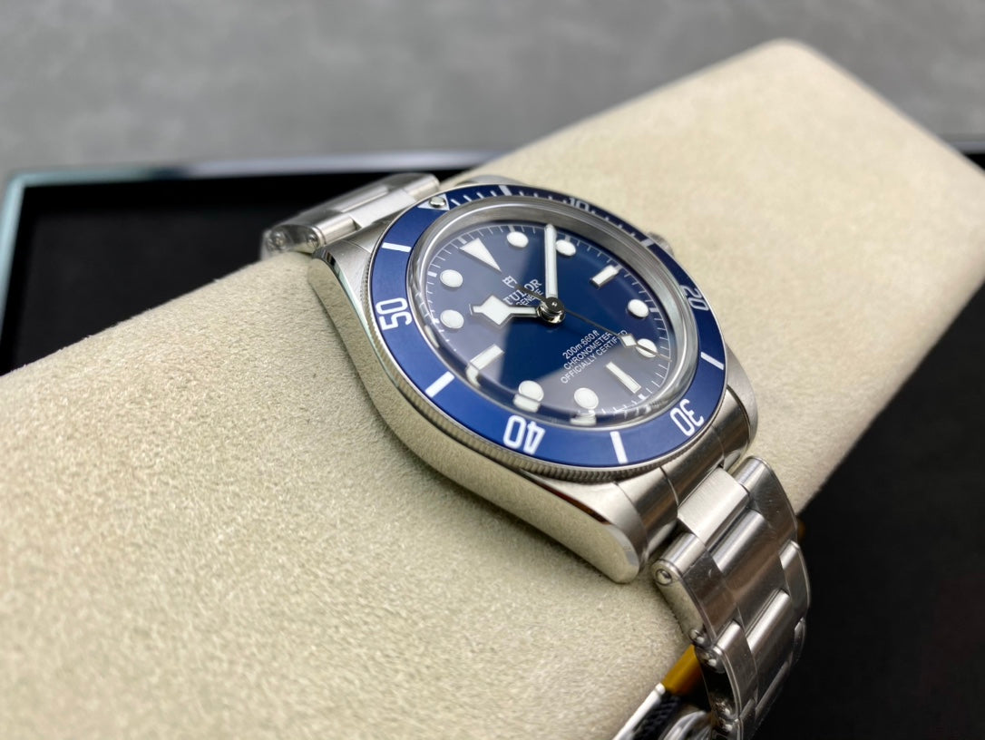 Black Bay Fifty Eight 39mm SS ZF 1:1 Best Edition Blue Dial on SS Bracelet A2824 V5