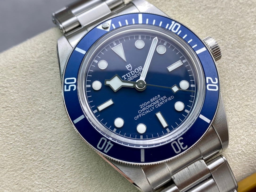 Black Bay Fifty Eight 39mm SS ZF 1:1 Best Edition Blue Dial on SS Bracelet A2824 V5