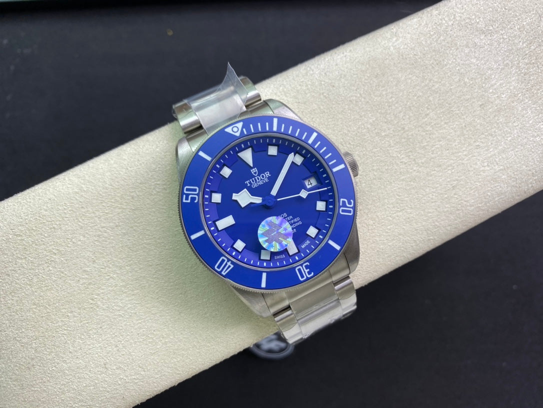 Pelagos Blue ZF 1:1 Best Edition Blue Dial on Titanium Bracelet A2824 V5