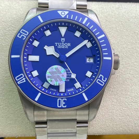 Pelagos Blue ZF 1:1 Best Edition Blue Dial on Titanium Bracelet A2824 V5