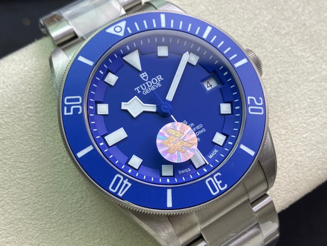 Pelagos Blue ZF 1:1 Best Edition Blue Dial on Titanium Bracelet A2824 V5