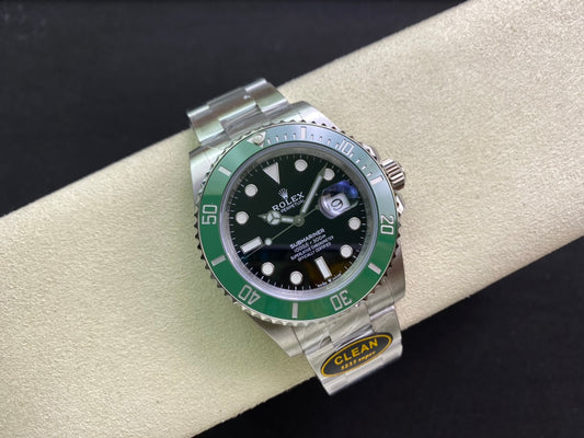 Submariner 41mm 126610 LV Kermit 904L Steel Clean 1:1 Best Edition VR3235