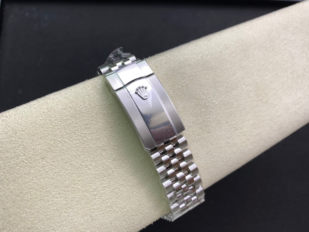 DateJust 41 126334 Clean 1:1 Best Edition 904L Steel Gray Dial Green Roman on Jubilee Bracelet DD3235