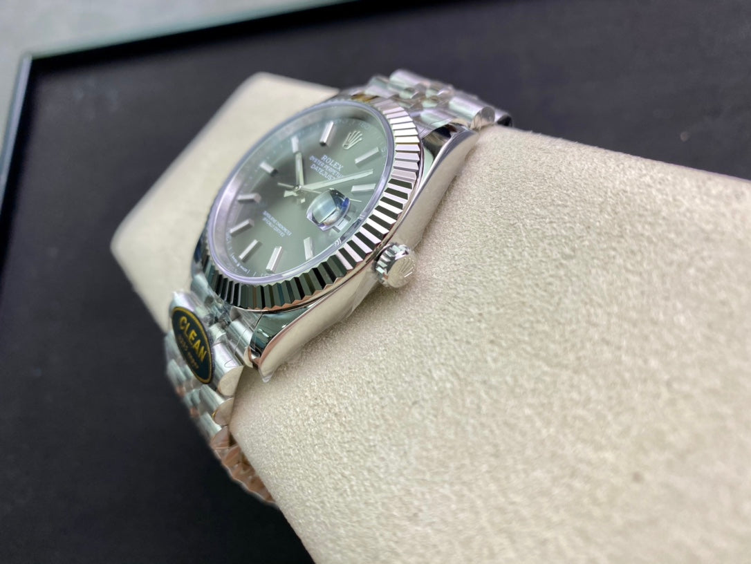 DateJust 41 126334 Clean 1:1 Best Edition 904L Steel Gray Stick Dial on Jubilee Bracelet DD3235