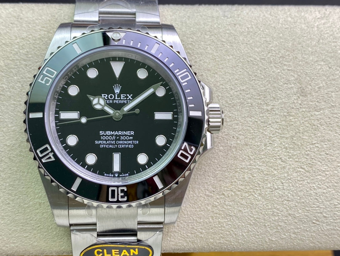 Submariner 41mm 124060 No Date 904L Steel Clean 1:1 Best Edition VR3230