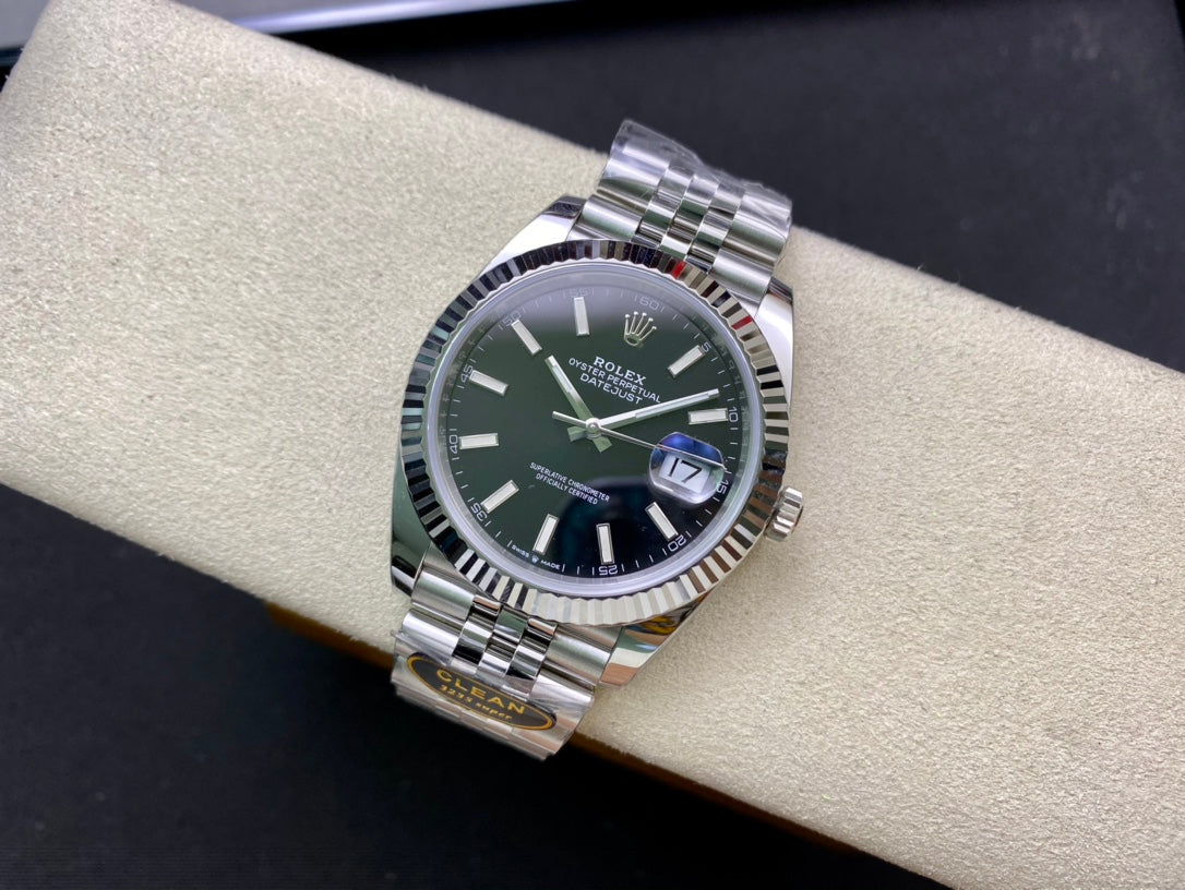 DateJust 41 126334 Clean 1:1 Best Edition 904L Steel Black Stick Dial on Jubilee Bracelet DD3235