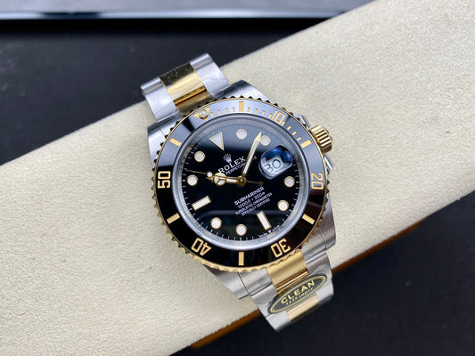 Submariner 126613 LN SS/YG Black Ceramic 904L Steel Clean 1:1 Best Edition VR3235