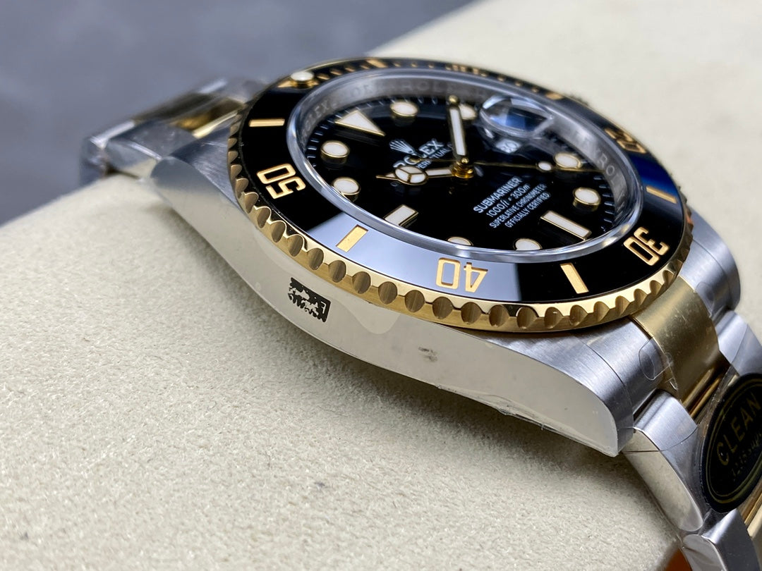 Submariner 126613 LN SS/YG Black Ceramic 904L Steel Clean 1:1 Best Edition VR3235