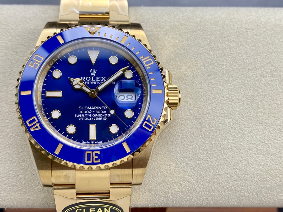 Submariner 41mm 126618 LB Blue Ceramic 904L Steel Clean 1:1 Best Edition VR3235