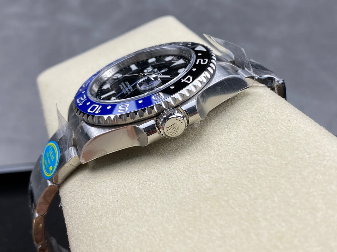 GMT-Master II 126710 BLNR Black/Blue Ceramic Clean Factory 1:1 Best Edition on Oyster Bracelet DD3285 CHS V3