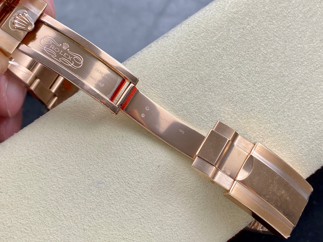 GMT-Master II 126715 CHNR Black/Brown Ceramic Clean Factory 1:1 Best Edition on RG Jubilee Bracelet DD3285 CHS V3