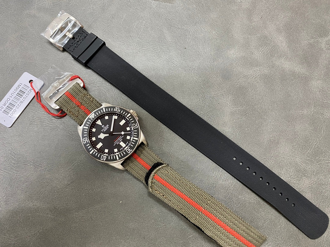 Pelagos FXD Titanium m25717n M+F 1:1 Best Edition Black Dial on Nylon Strap 8N24