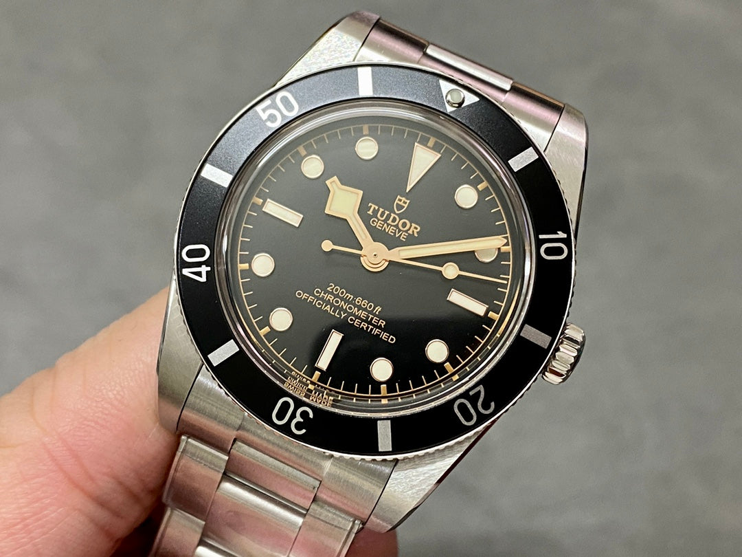 Heritage Black Bay 37mm SS ZF 1:1 Best Edition Black Dial on SS Bracelet A2824