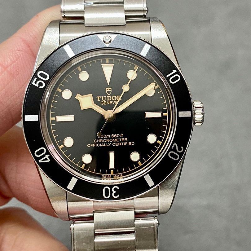 Heritage Black Bay 37mm SS ZF 1:1 Best Edition Black Dial on SS Bracelet A2824