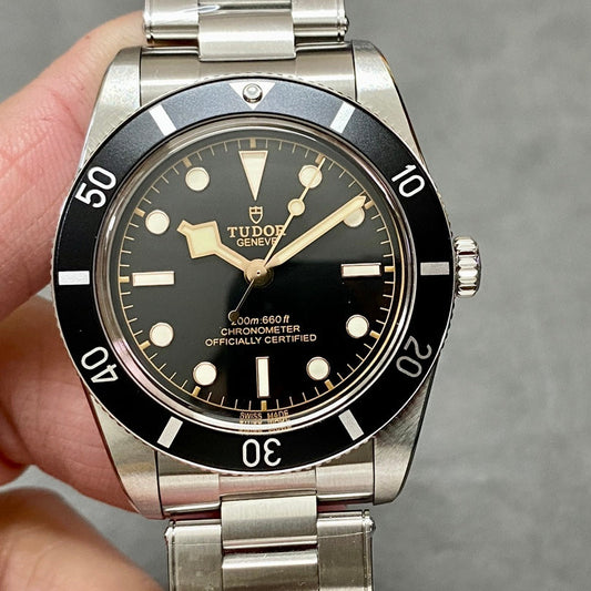 Heritage Black Bay 37mm SS ZF 1:1 Best Edition Black Dial on SS Bracelet A2824