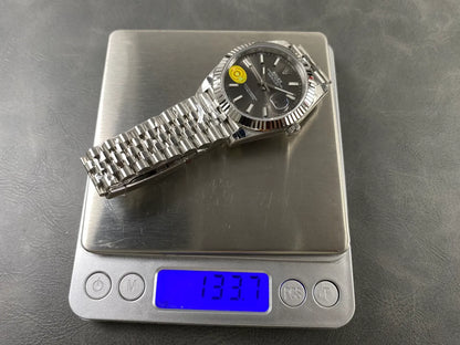 Datejust 41 126334 904L SS VSF 1:1 Best Edition Gray Stick Dial on Jubilee Bracelet VS3235 V2s (Free Sprung) Weighted
