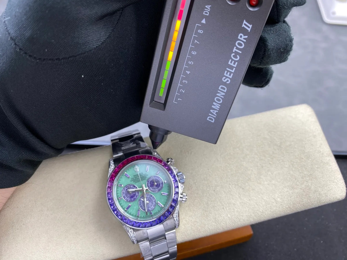 Daytona M126599SAVL Stainless Steel Case G1F 1:1 Best Edition Lepidolite Dial on Stainless Bracelet SA4130