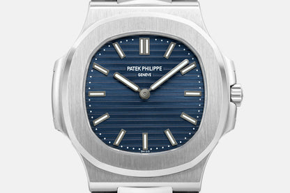Nautilus 5810 SS PPF 1:1 Best Edition Blue Textured Dial on SS Bracelet SA240 Super Clone