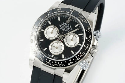 Daytona 126519 ERF Best Edition Black/Silver Dial on Oysterflex Strap JH4131 (Free Sprung)