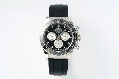 Daytona 126519 ERF Best Edition Black/Silver Dial on Oysterflex Strap JH4131 (Free Sprung)