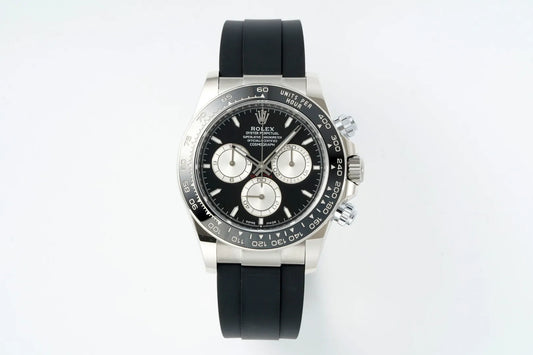 Daytona 126519 ERF Best Edition Black/Silver Dial on Oysterflex Strap JH4131 (Free Sprung)