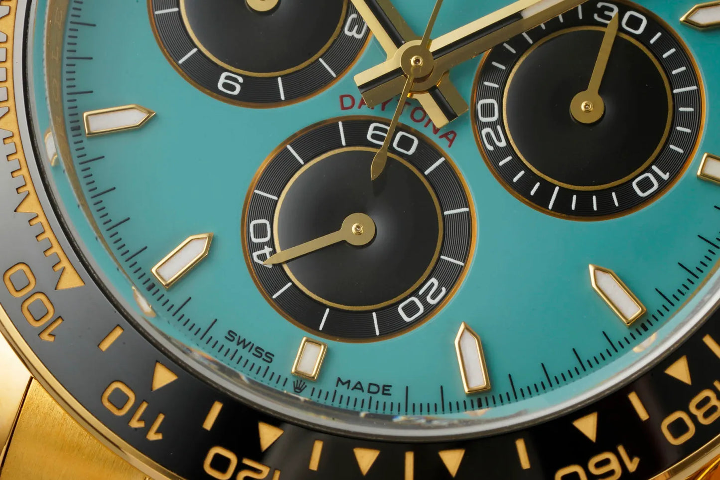 Daytona 126518 ERF Best Edition Turquoise Dial on Oysterflex Strap JH4131 (Free Sprung)
