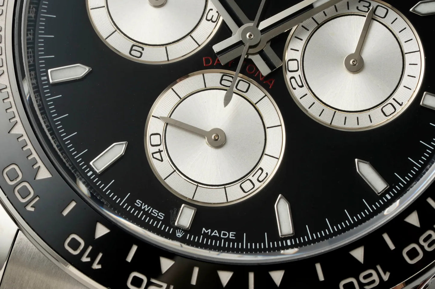 Daytona 126519 ERF Best Edition Black/Silver Dial on Oysterflex Strap JH4131 (Free Sprung)